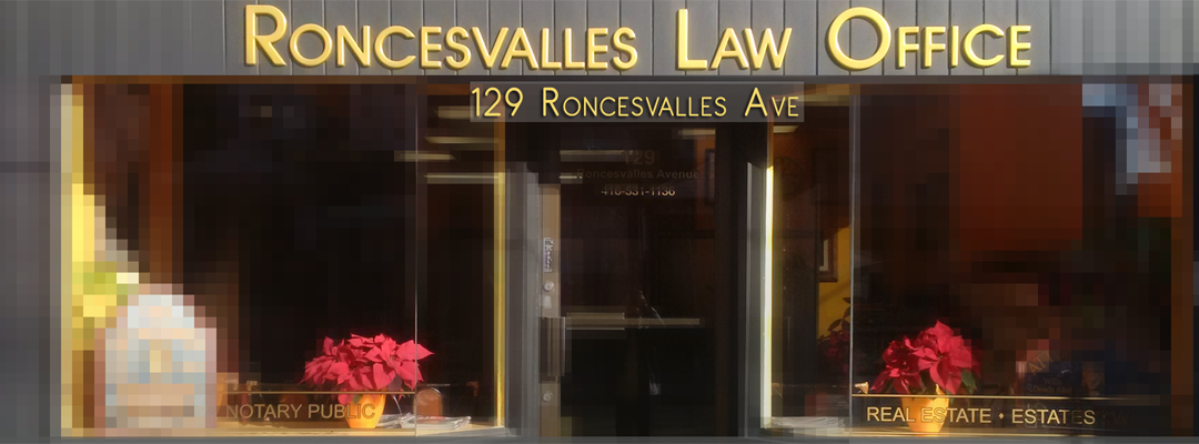 Roncesvalles Law Office provides real estate, estate and wills advice to clients in the Greater Toronto Ontario area. To contact Robert Beaumont call 416.531.1136.